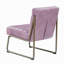 Wisteria Accent Chair With Metal With Sled Base