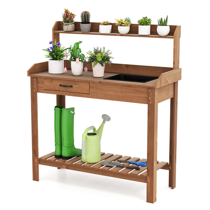 Table de jardin en bois