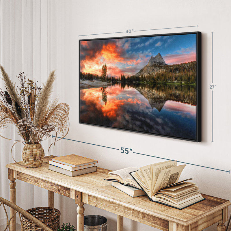" Yosemite Park Sunset " Print, 40" H x 27" W