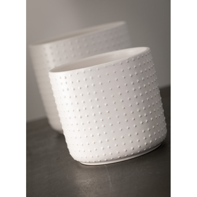 Ensemble de pots à fleurs en céramique 2 pièces