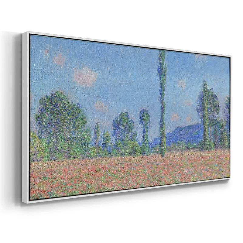 Paysage, série MCCL-II, toile tendue avec châssis, prête à être accrochée, H 21 po x l 41 po, Blanc