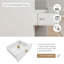 48.01 cm W Bedside Table
