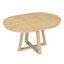 Ensemble de salle à manger 5 pièces avec table ronde, rallonge 16 W et 4 chaises rembourrées pour une utilisation polyvalente dans la salle à manger et le salon-129386253-129386256-129386258