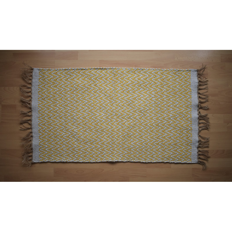 Paule Chevron Hand Woven Area Rug, Rectangle 90 x 150cm