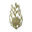 Applique à thé vert champagne 8,25 po Bransbury