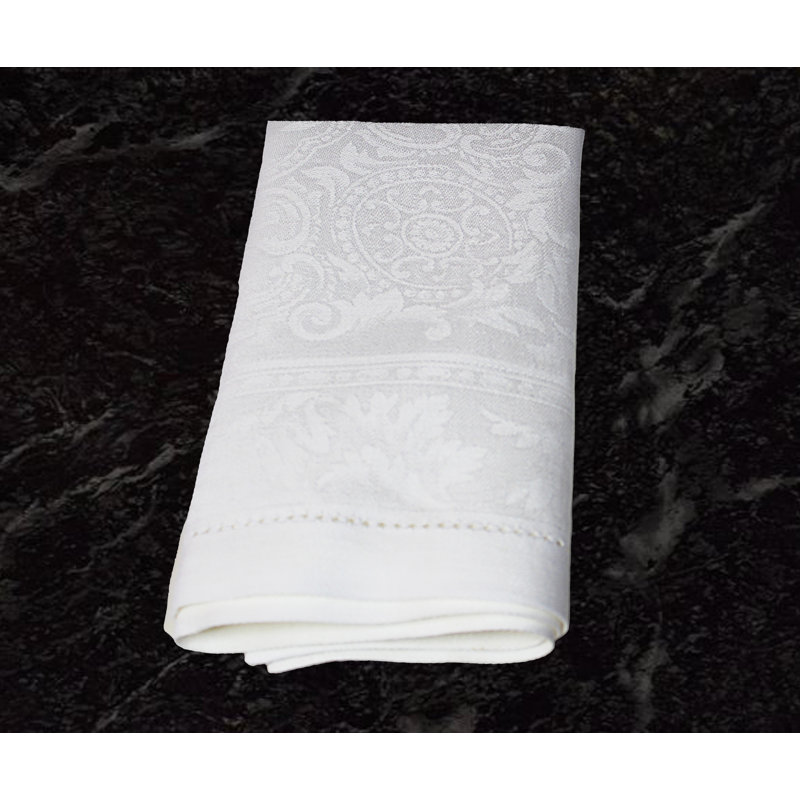 Linen Square Napkins, White 