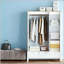 Armoire 3 portes avec tiroir verrouillable et sangles anti-basculement