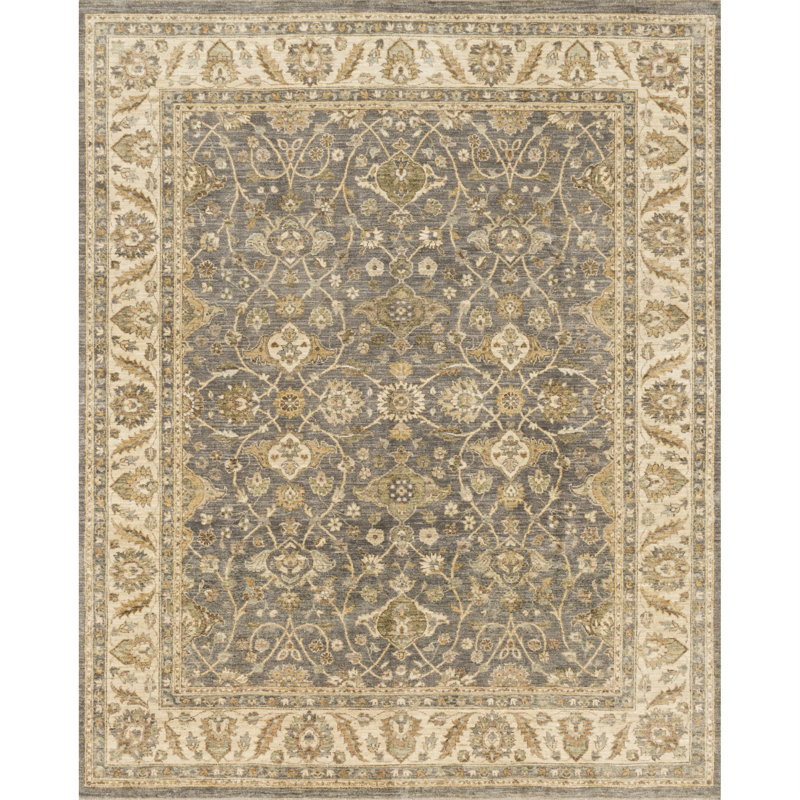 Majestic Wool Oriental Indoor Rug, Round 8'