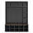 Farmhouse Wooden Hall Tree with 6 Hooks, Storage Bench, Adjustable Shelves, and Cubby Compartments for Entryway Organization.-129594906