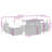 Vidaxl Patio Sofa Set Adjustable Feet Garden Sofa Set Rectangular