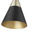 Luminaire suspendu conique à 1 lumière Antek-495008692