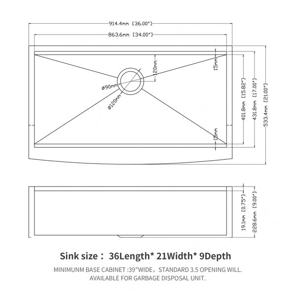 Dimensions du produit