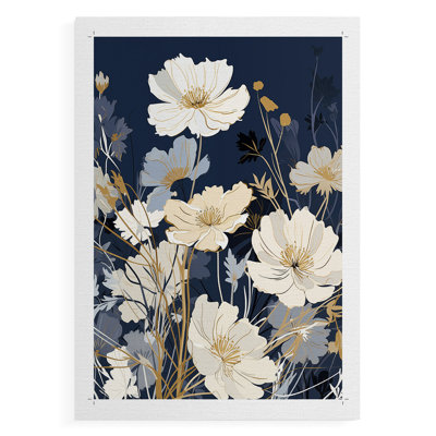 FLORAL Series CCCCLXXXXI - Impression sur toile seulement - NON-CADRE