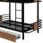 Twin XL Over Twin XL Metal Bunk Bed With Drawers-1838490515