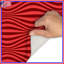 Tapis de bain Red Wavy Lines-508386449