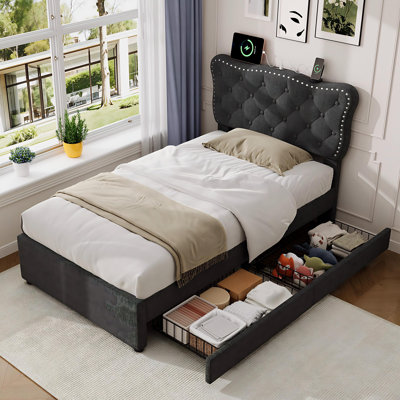 Upholstered Storage Bed