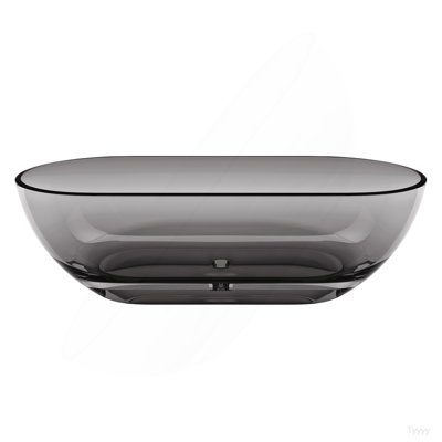 69 Inch Solid Surface Soaking Bathtub - Deep Soak Freestanding Tub