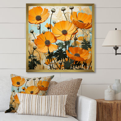 Yellow Marigold Blossom Burst 1 - Marigold Wall Art