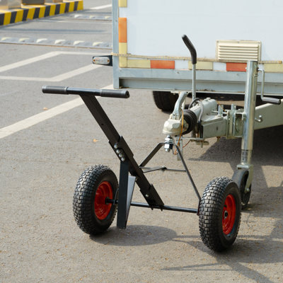 Trailer Dolly With 2 Inch Ball 600 Lbs Capacity For Moving Car RV Boat Trailer, Great For Camping