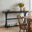 52" Long Vintage Narrow Console Table, Sturdy Open Storage Shelf, Anti-Tip Design Suitable For Entryway, Living Room-1952695094