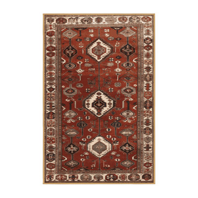 Tapis brun turc lavable à la machine