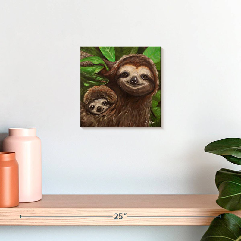 «Brampt Sloth All Smiles», H 10 pi x l 10 pi