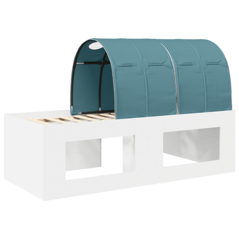80 X 200cm High Sleepers, White/Light Blue