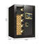 Grand coffre-fort de sécurité numérique - 3,0 pieds cubes avec code caché noir, imperméable à l'eau pour toutes les occasions Armoire intérieure privée sécurisée Électronique robuste pour la maison, le bureau, l'hôtel