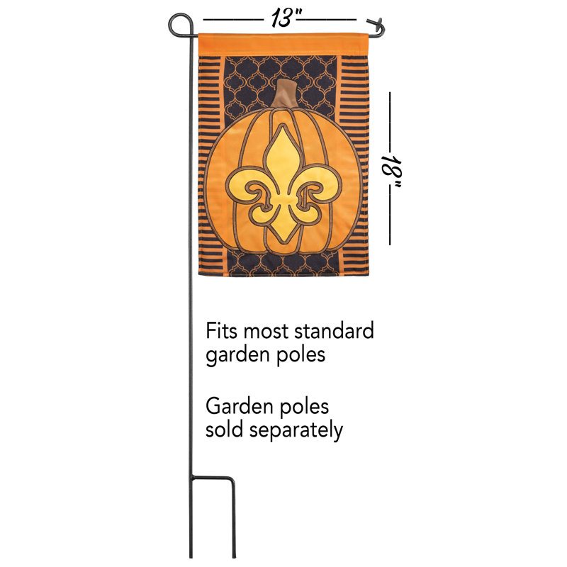 Double Sided Nylon Thanksgiving Garden Flag, 18" x 13"