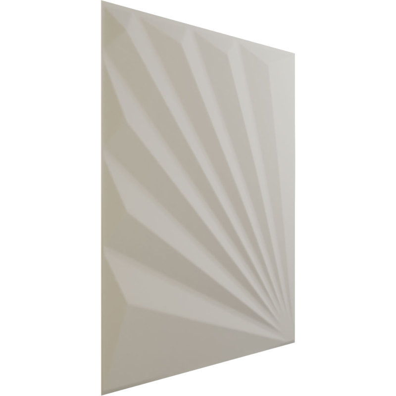 Panneau mural 3D décoratif Aire EnduraWall, Blanc fleur satiné UltraCover