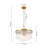 Livingon Tiered Drum Water Glass Chandelier-2087438564-2106423924