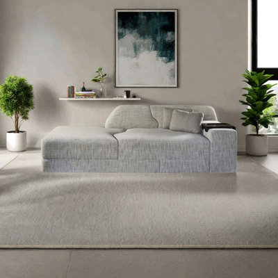 Fauteuil inclinable moderne simple en coton et en lin