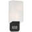Décor 2 Light Indoor LED Address Light With Braille - Black Finish-1335120883