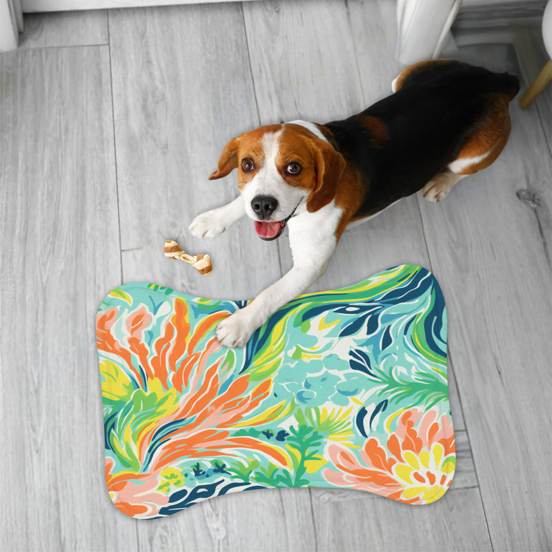 Preppy Marine - Tapis d'alimentation en os 1 pièce, Petit (14 po)