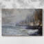 L'effet du brouillard près de Dieppe, 1882, toile tendue avec châssis-985046007