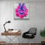 Peinture décorative en verre trempé