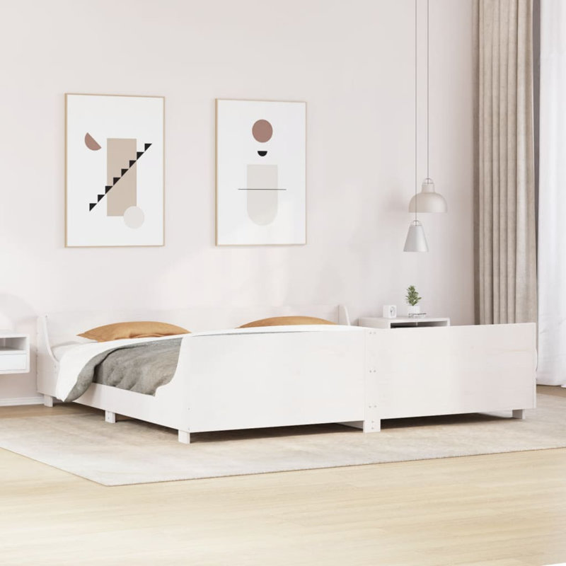 Whitten Bed, Super King (6'), White