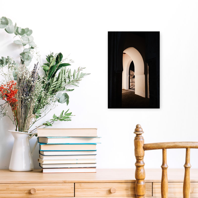 Art mural d'architecture contemporaine de style marocain, H 18 po x l 12 po