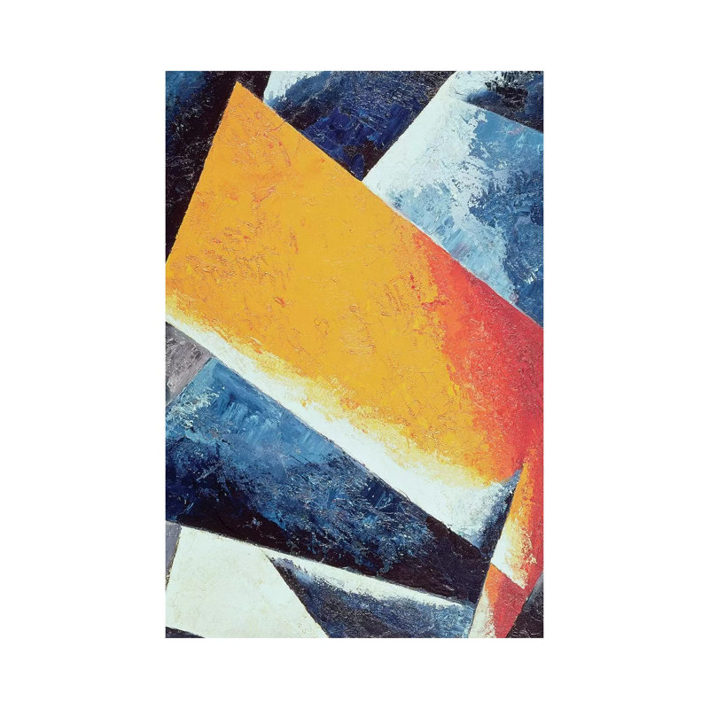 Architectonic Composition by Lyubov Popova - Wrapped Canvas Painting, 30.48cm H x 20.32cm W x 1.91cm D