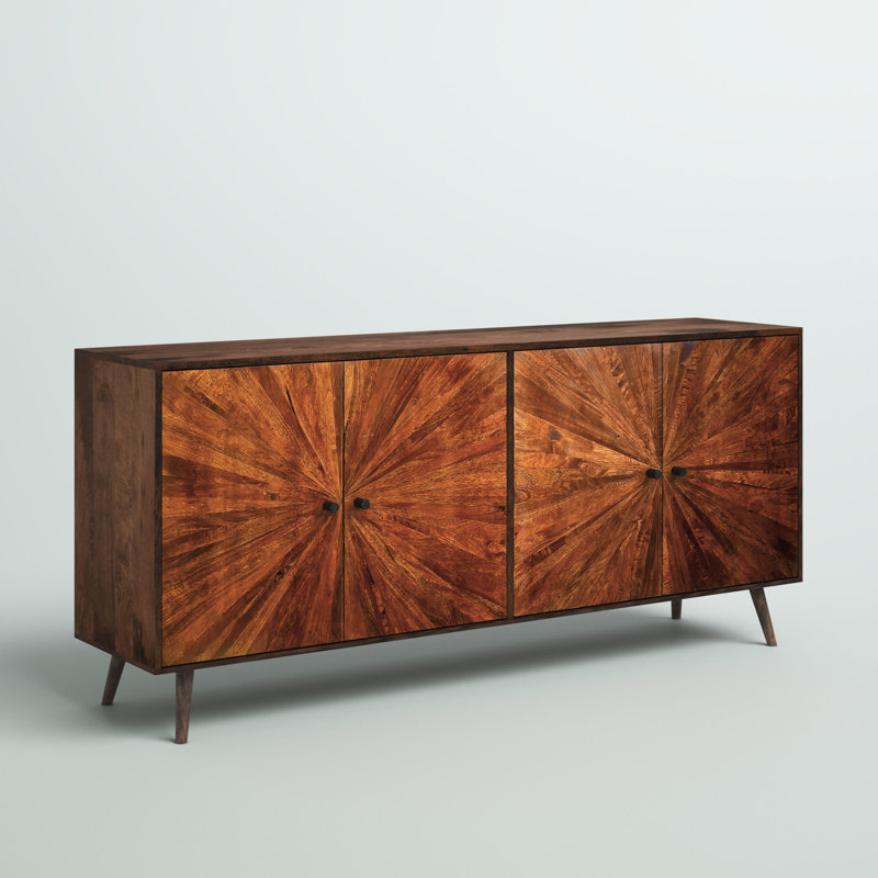 Molucca 65'' Wide Maple Solid Wood Sideboard