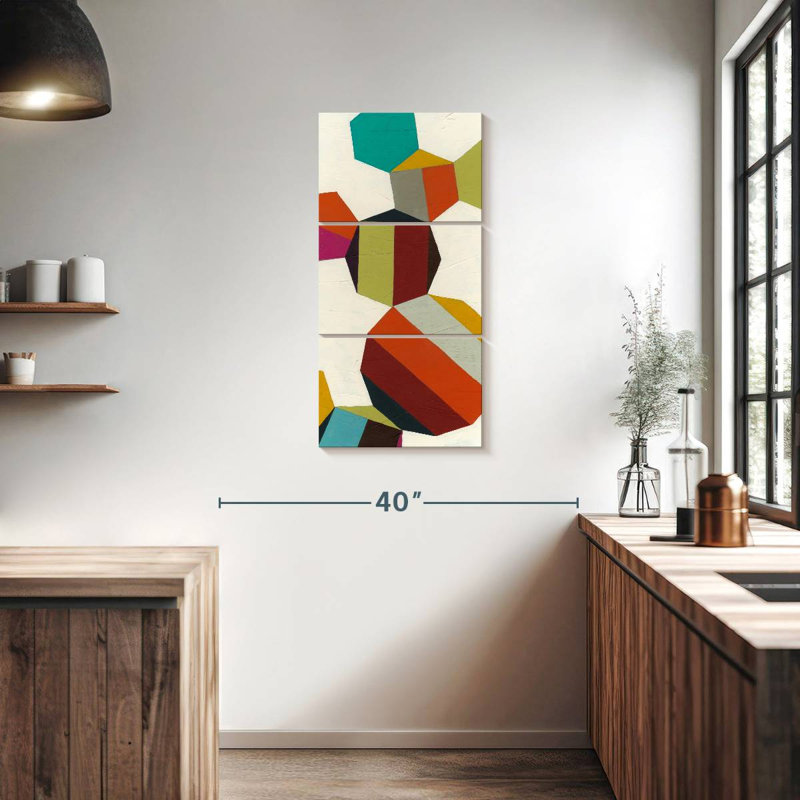 Poly-Rhythmic III, 38" H x 18" W