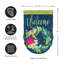 Drapeau de jardin fleur double face