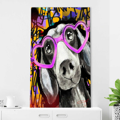Daschund (vertical) par By Jodi - impression