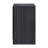 Black 3-drawer Nightstand