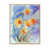 Toile avec cadre flottant brun
