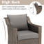 Chaises de patio d'extérieur en rotin avec coussins Tya-1192263214