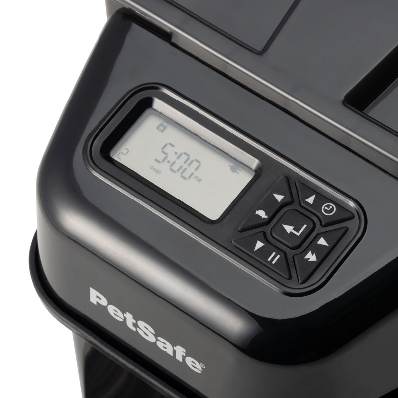 PetSafe Black Automatic Feeder with Stainless Steel Bowl