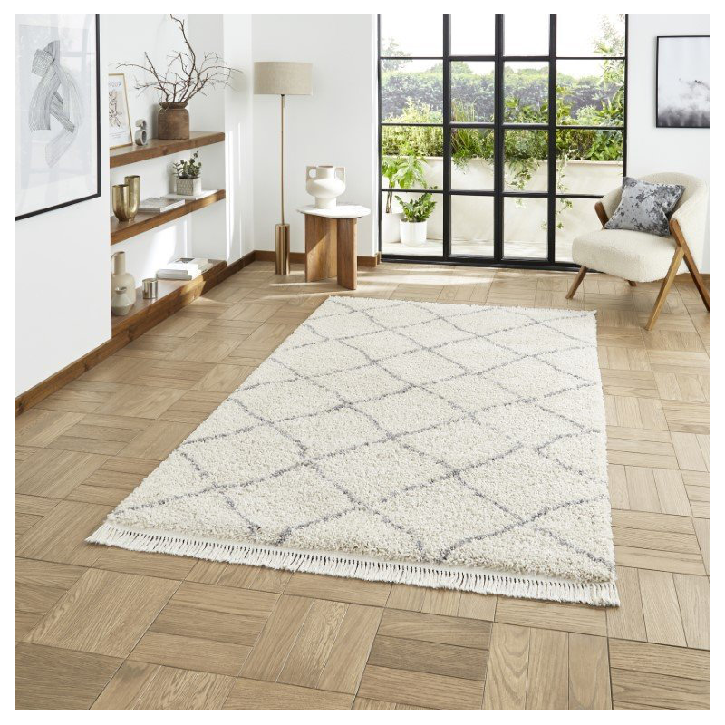 Archuleta area rug Machine Woven Cream, Rectangle 160 x 230cm