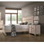 Ensemble de chambre à coucher 3 pièces avec grand lit et deux tables de chevet Contemporary White Finish-1217677932-1217677923