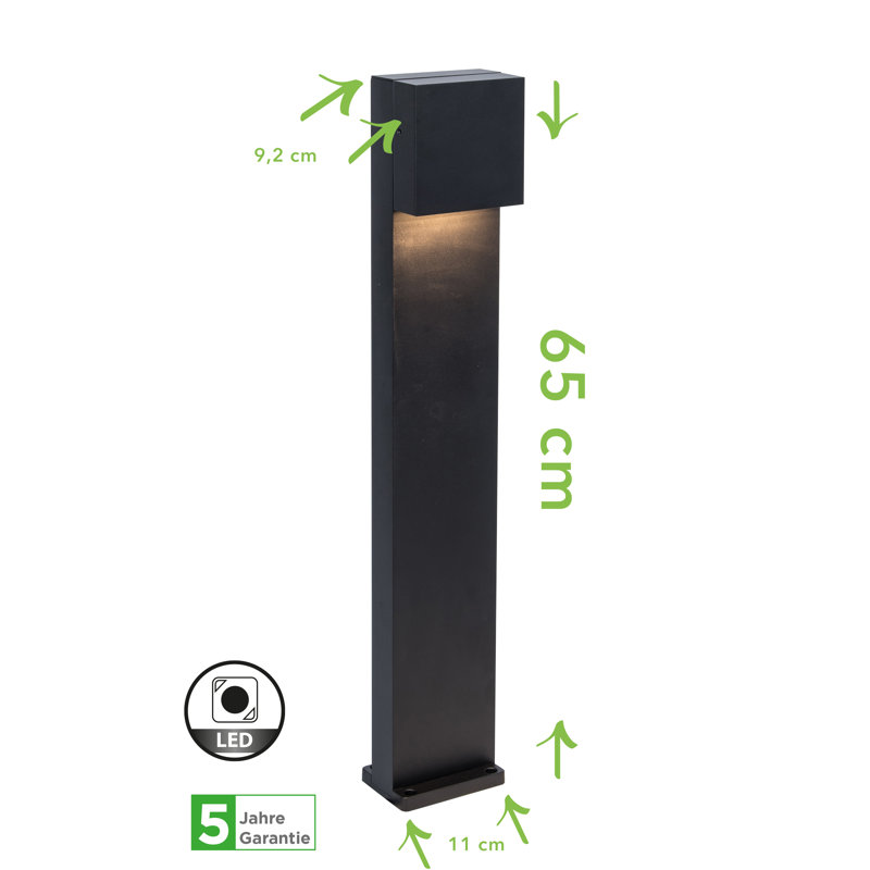 Somonauk Pier Mount Base, Matt Black